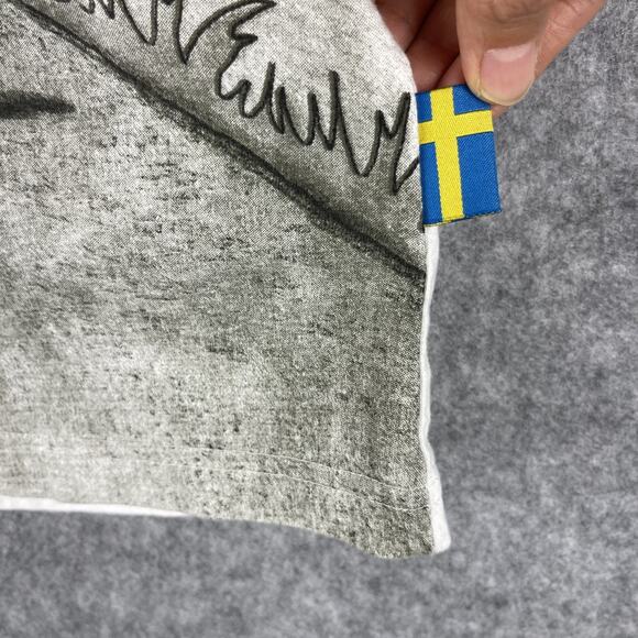 Nordic Sweden Moose Shirt Adult XXL Graphic Print Logo Embroidery Tee T-shirt - Picture 4 of 13